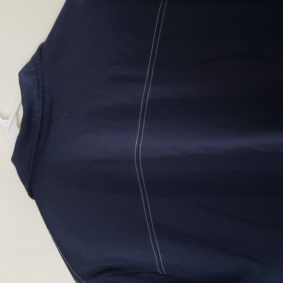 Billabong Vintage 90's Navy Blue Contrast Stitch Lido Polo Shirt Size Large - Picture 6 of 10